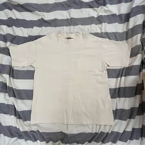 H&M 100% Cotton Cream Short Sleeve Men's Tee